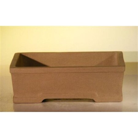 Parche 8.25 x 6 x 2.75 in. Rectangle Unglazed Ceramic Pot, Tan PA2803705